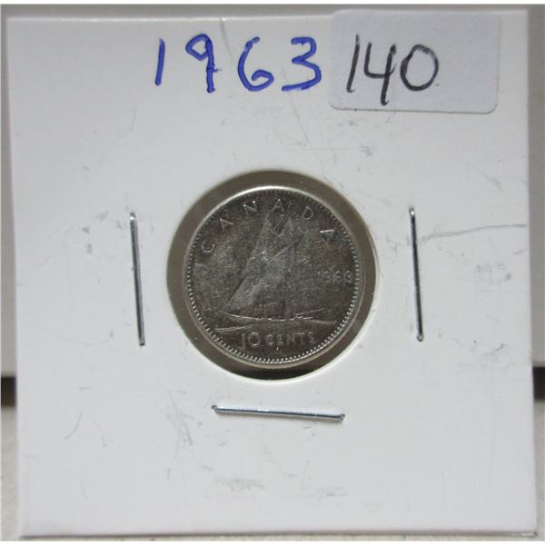 1963 canadian dime