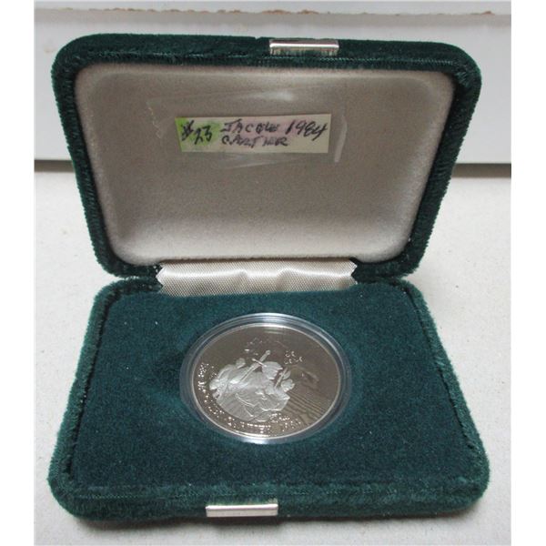 1984 RCM, mint canadian dollar, jacque cartier in case