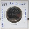 Image 1 : 2017 canadian half dollar, canada 150 logo. mint