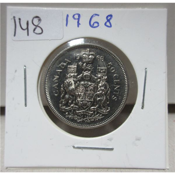 1968 canadian half dollar