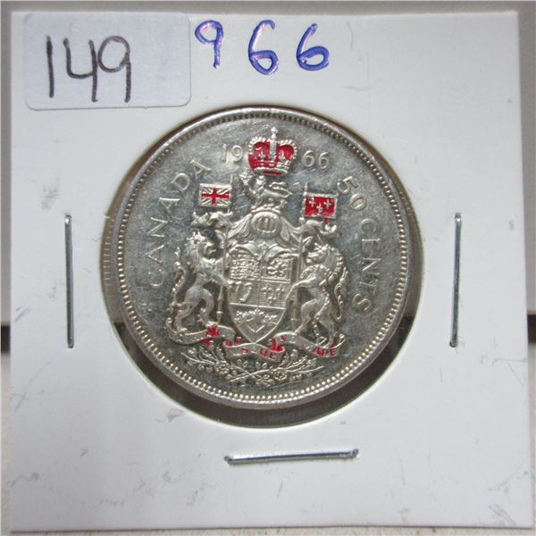 1966 canadian half dollar