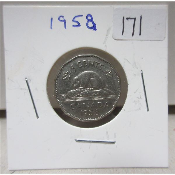 1958 canadian nickle