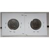 Image 2 : 2x1980 canadian quarters, near bead & far bead