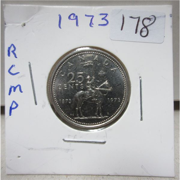 1973 canadian RCMP quarter