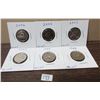 Image 1 : 6 various nickles, 1989-2007, mint