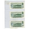 Image 2 : 3-1973 $1.00 Bills (Consecutive Serial Numbers) UNCIRCULATED