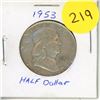 Image 1 : 1-1953 .50 Cent Silver Coin USA