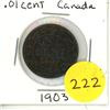 Image 1 : 1-1903 .01 Cent Coin Canadian