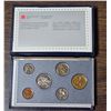 Image 1 : 1989 Canadian Coin Specimen Set in Original Box. Royal Canadian Mint