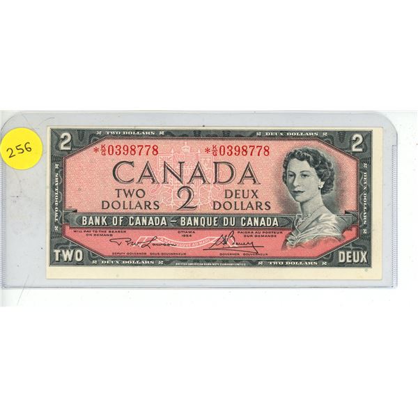 1954 Canada Two Dollar.
