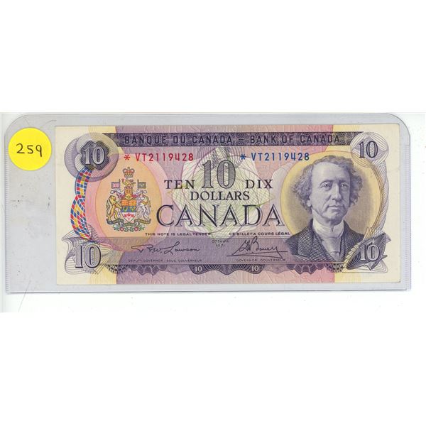1971 Canada Ten Dollar.