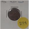 Image 1 : 1976 Canadian 5 Cents Coin - Mint Clip.
