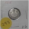 Image 1 : 1918 Canada Silver 10 Cents Coin.