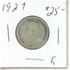Image 2 : 1927 Canada Silver 25 Cents Coin.