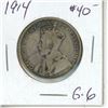Image 2 : 1914 Canada Silver 50 Cents Coin.