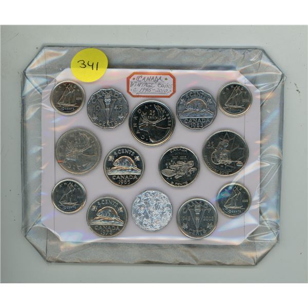 Canada Vintage Coins 1945-2010.
