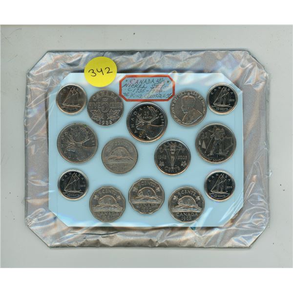 Canada Nickel Set 1935-1984.