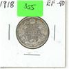 Image 1 : 1918 Canadian Large Silver 25 Cents