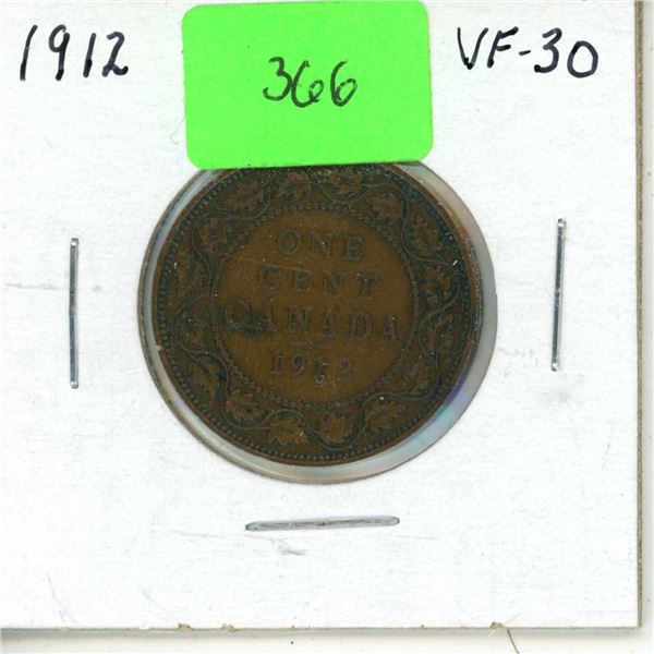 1912 Canadian One Cent