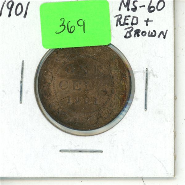 1901 Canadian One Cent
