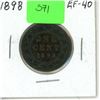 Image 1 : 1898 Canadian One Cent