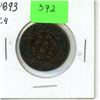 Image 1 : 1893 Canadian One Cent