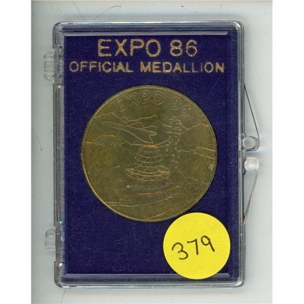 Expo 86 Official Medallion.