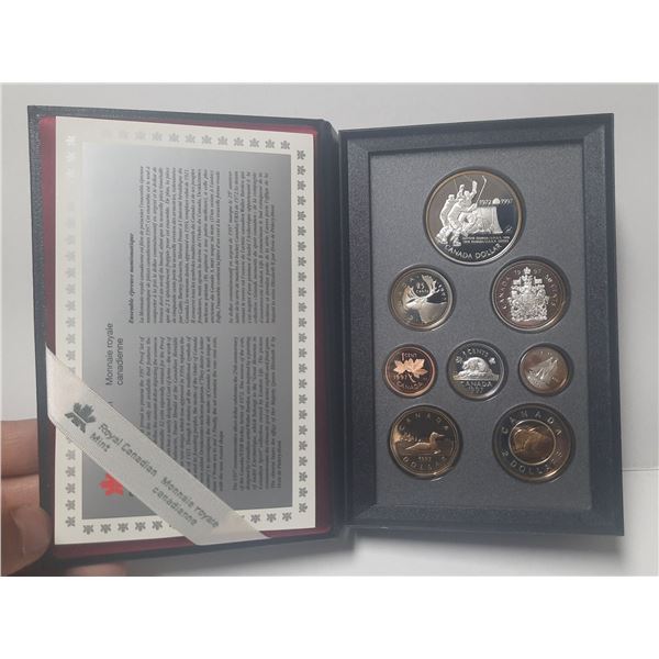 1997 Canada Proof Set - 25th Anniversary of the 1972 Canada - Russia Summit Series Hockey Games.