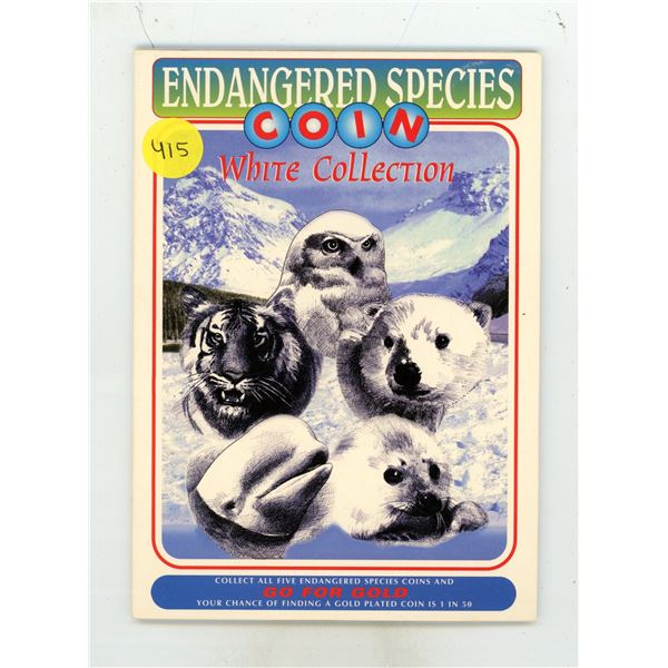 Endangered Species - Coin White Collection - Go For Gold.