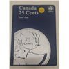 Image 1 : Canada 25 Cents 2000- Date Binder. (22 Coins Total)