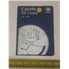 Image 1 : Canada 25 Cents 1937-1999 Binder. (It includes 1967 Canada Silver Coin and etc - Total 24 Coins)