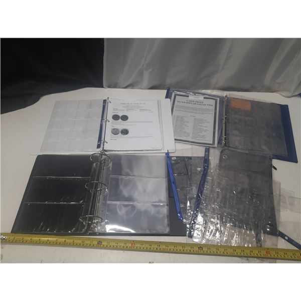 Lot of Currency/Coin Holder Plastic Sheets of Different Sizes, etc.