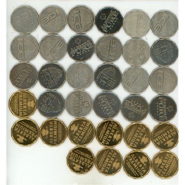 Lot of Assorted Tokens.