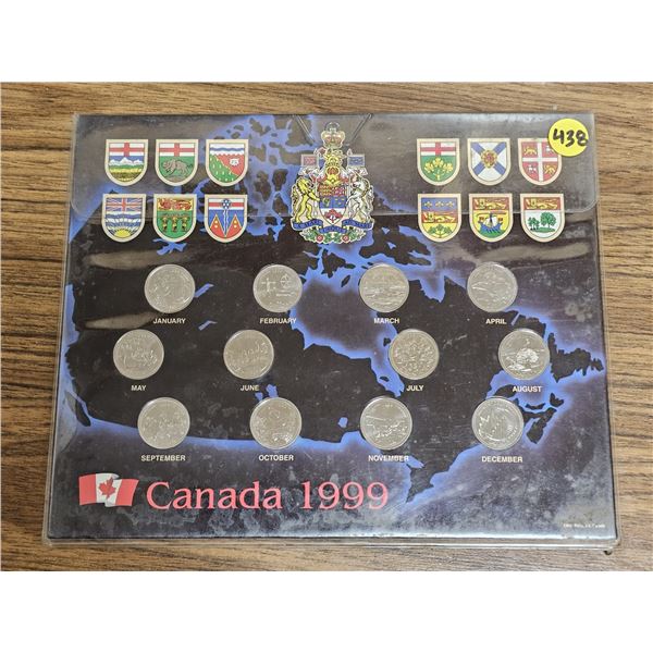 1999 Canadian Coin Set.