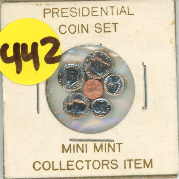 US Mini Presidential Coin Set