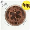 Image 1 : United States 1oz Emergency Medical Services .999 Copper Bullion Round