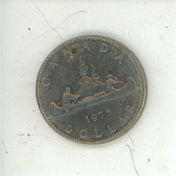 1975 Canadian Voyageur One Dollar Coin