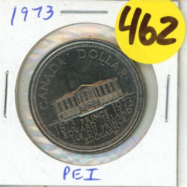 1973 Canadian One Dollar Coin "1873-1973 PEI Centennial" Coin