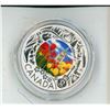 Image 1 : Royal Canadian Mint 2019 3 Dollar Fine Silver Coin Celebrating Canadian Fun and Festivities: Tulips,