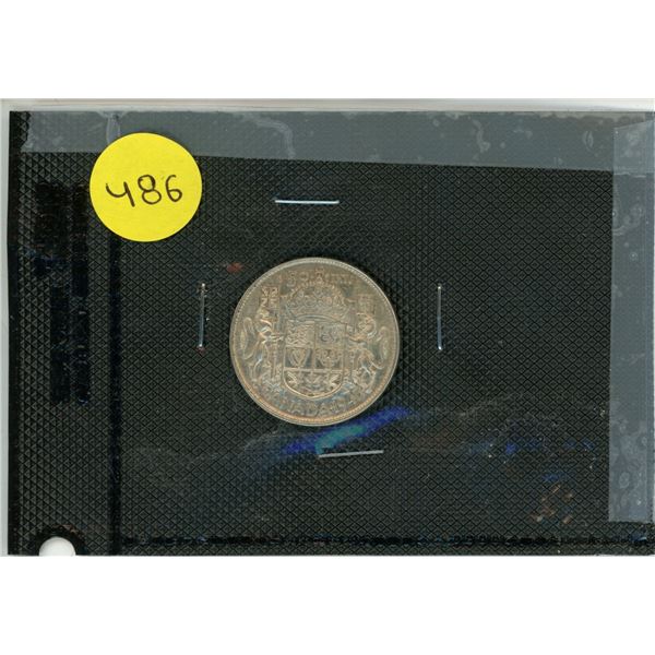 1945 Canada Silver 50 Cents