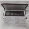Image 1 : Royal Canadian Mint 90th Anniversary Coin Set 1908-1998 Sterling Silver Coins with antique finish. C