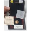 Image 1 : 1976  $100.00, 22 Karat Gold Proof Coin. Certificate of Authenticity included.