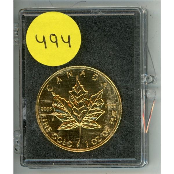 1997  $50.00, 1 OZ OR PUR Fine Gold Coin 9999.