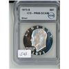 Image 1 : U.S 1973S Silver Eisenhower Dollar. San Francisco Mint. ICG certified and graded Proof-69 Deep Cameo