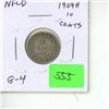Image 1 : Newfoundland. 1904H Silver 10 Cents. Heaton Mint. G-4.