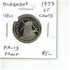 Image 1 : Barbados. 1973 25 Cents. Proof
