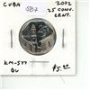 Image 1 : Cuba. 2002 25 Centavos Convertible Currency. BU