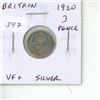 Image 1 : Great Britain. 1920 Silver 3 Pence. VF+