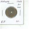 Image 1 : Norway. 1949 50 Ore. EF