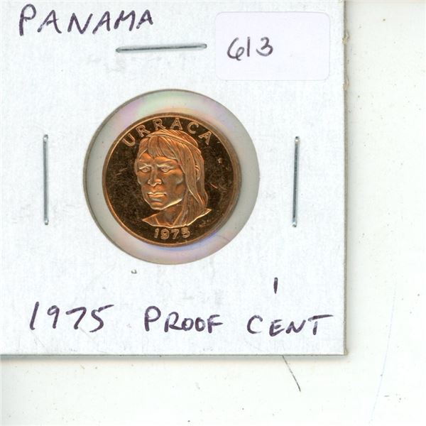 Panama. 1975 Cent. Proof